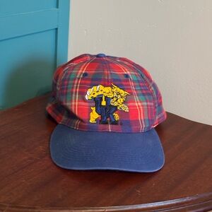 Vintage University of Kentucky Plaid SnapBack Hat with Embroidered Logo